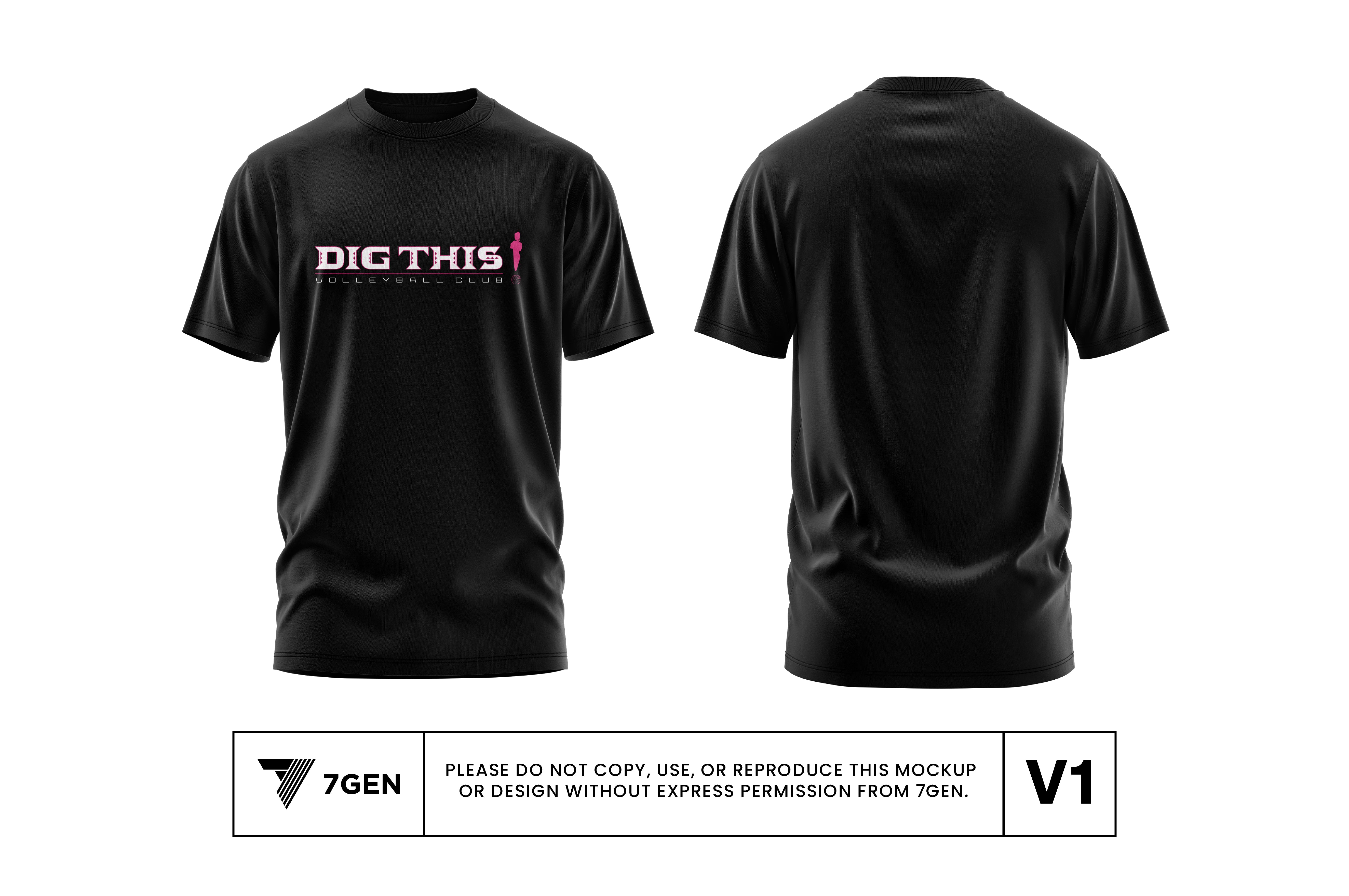 Black Practice Shirt (No Tribal)