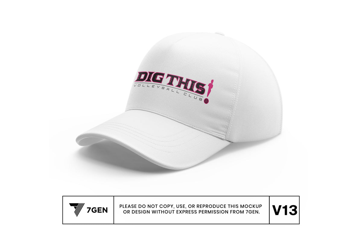 Solid White Hat - FlexFit