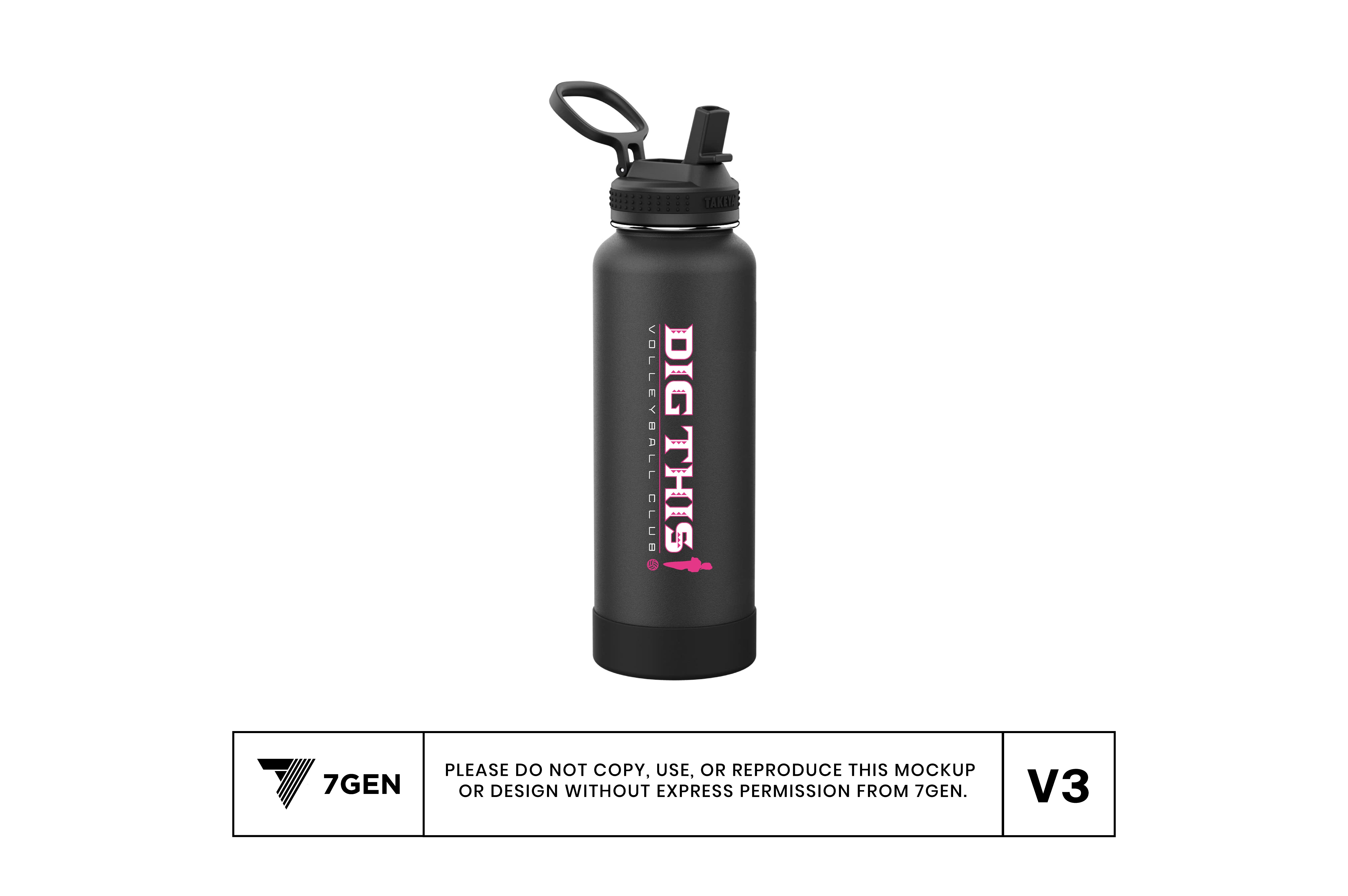 Water Bottle - Black