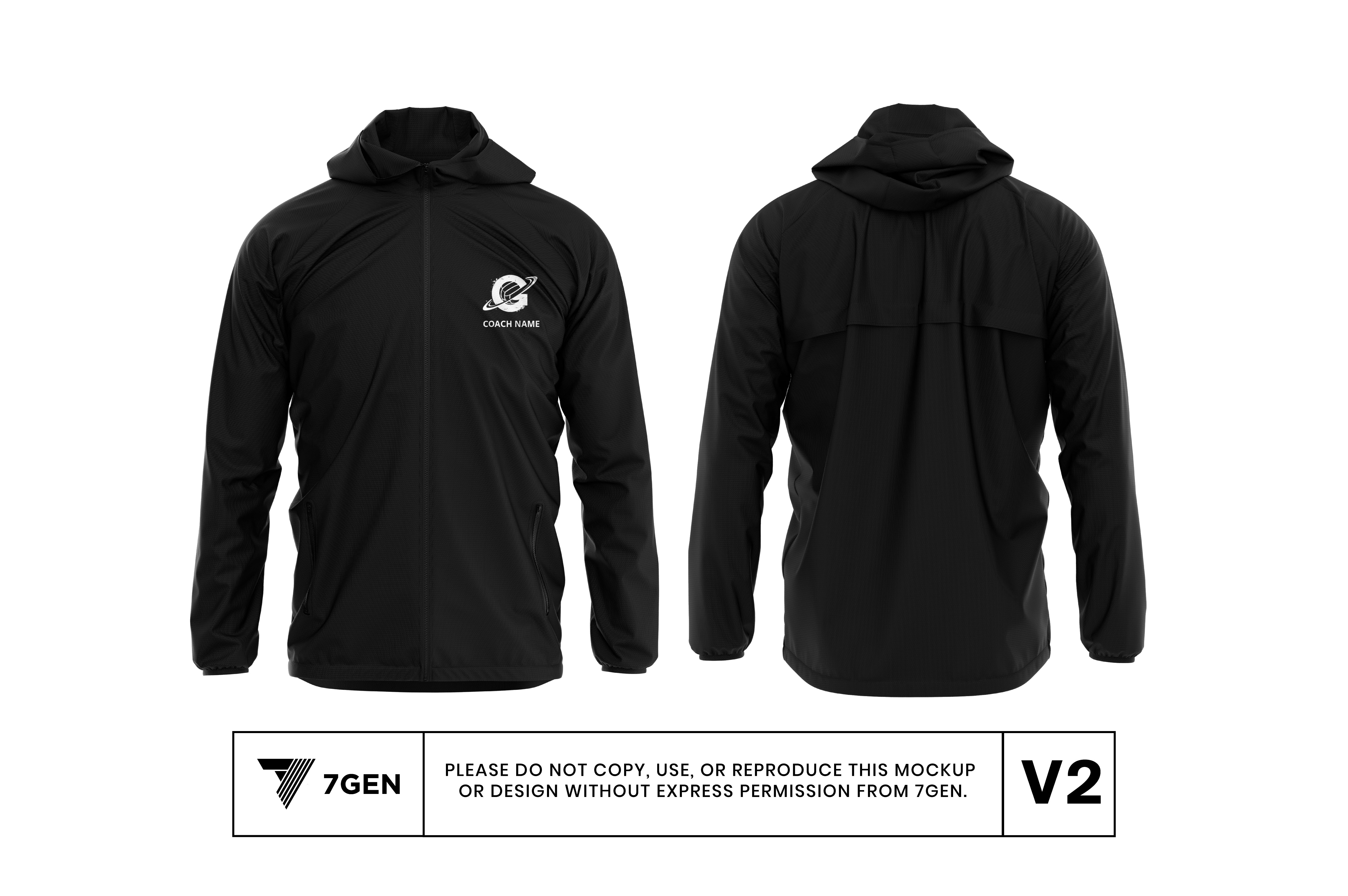 Tech Anorak Jacket - Black