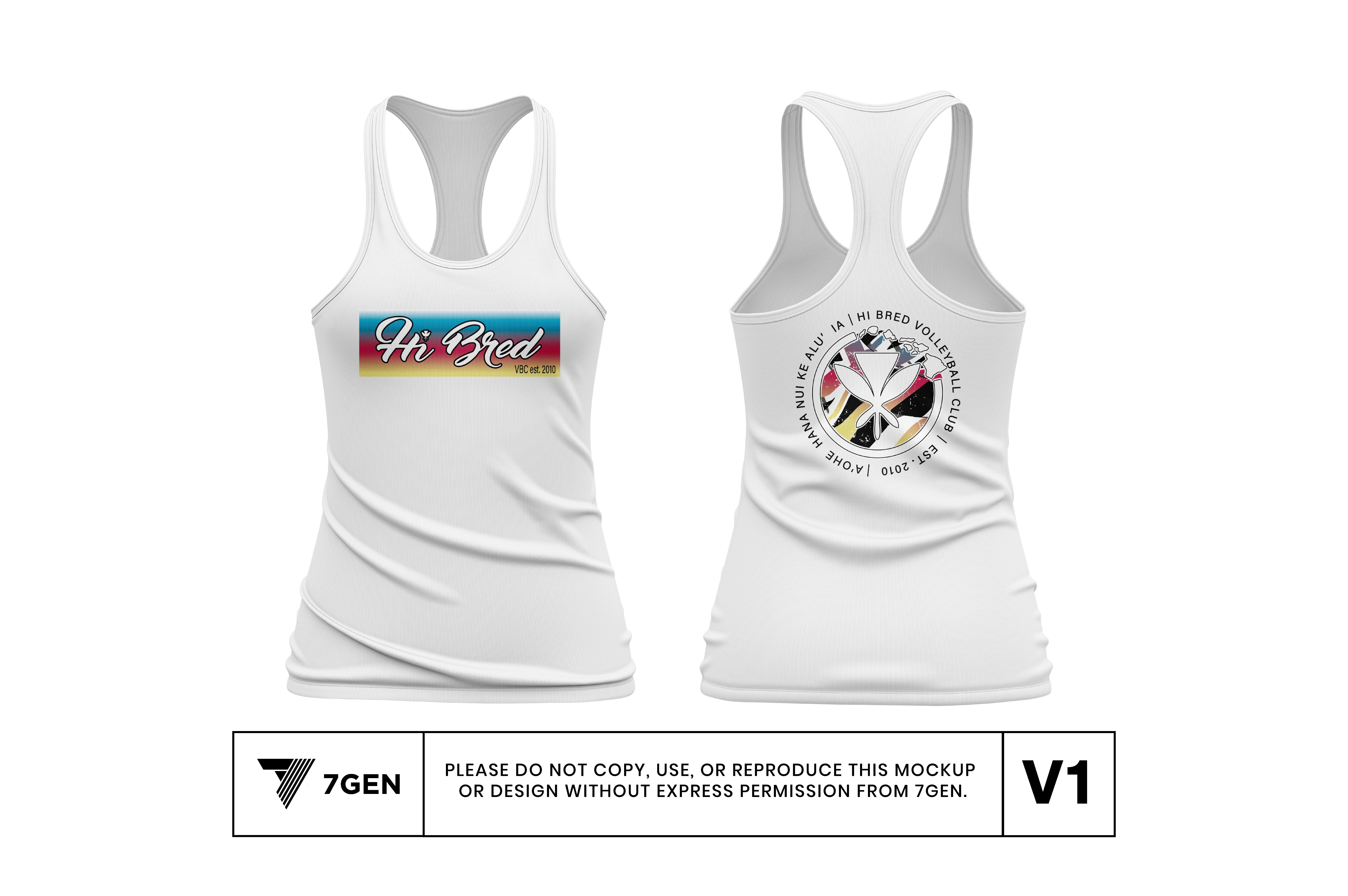 Racerback - White (Women's)