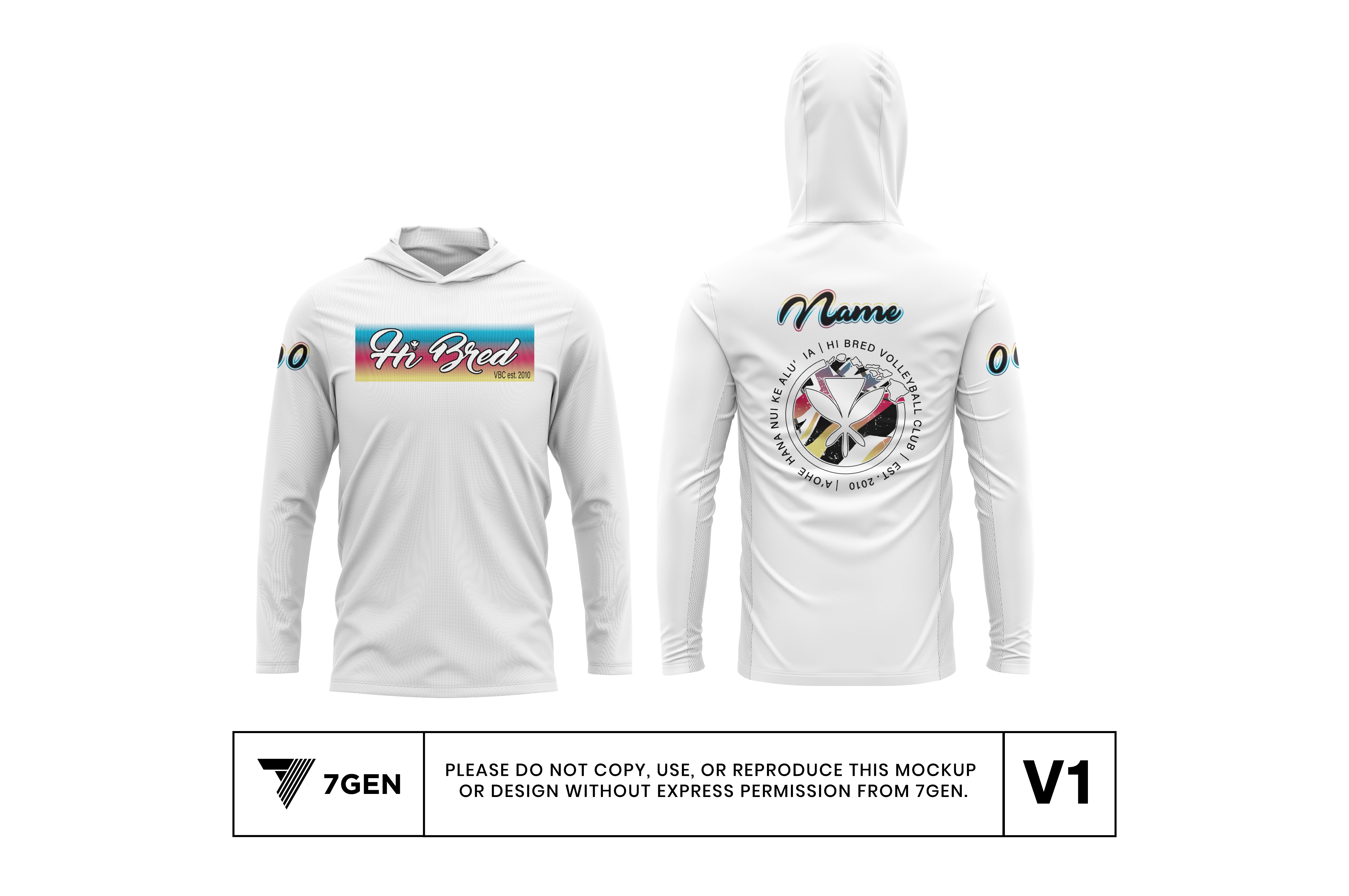 Hooded LS - White