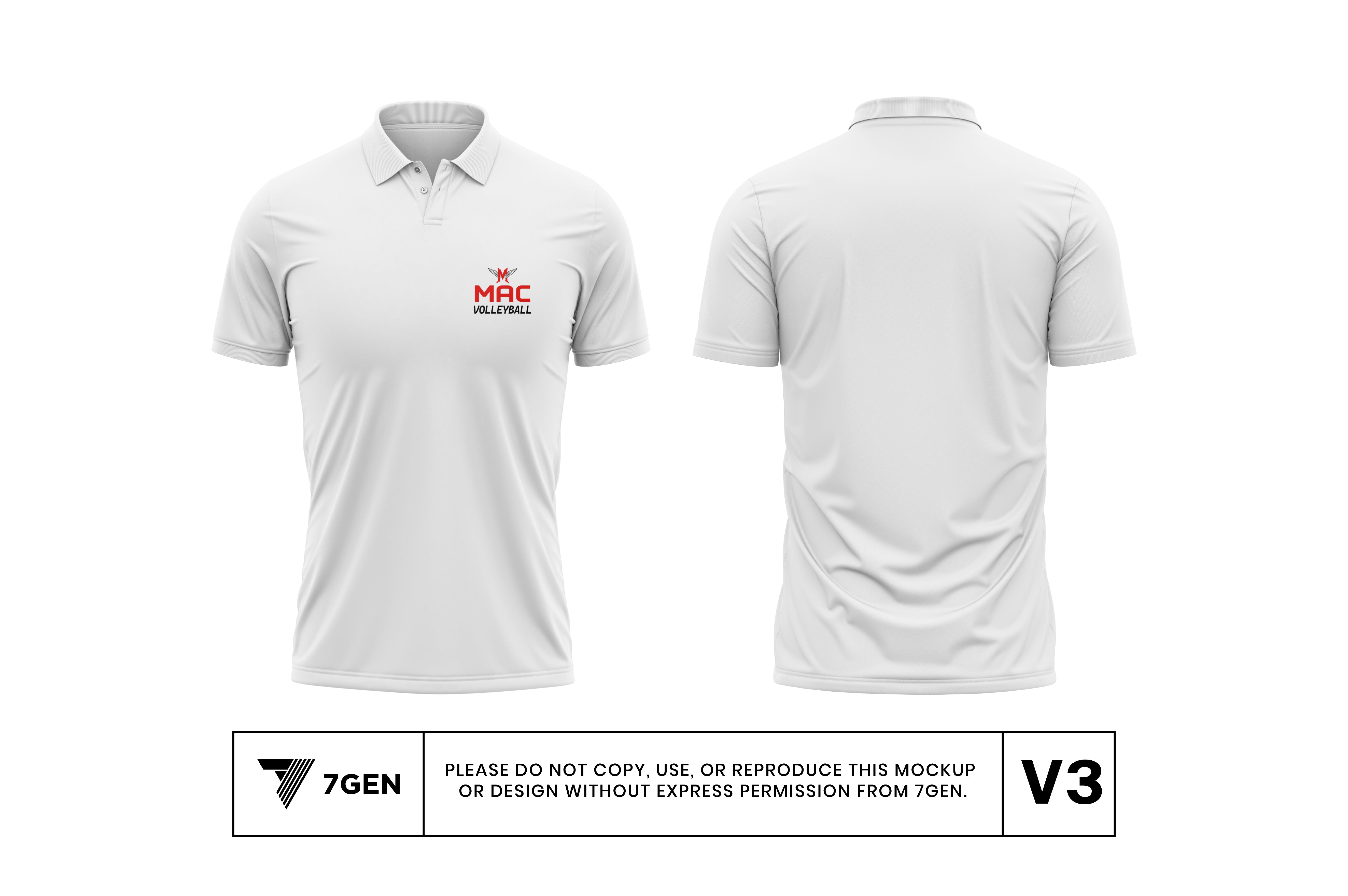 Women's Polo - White