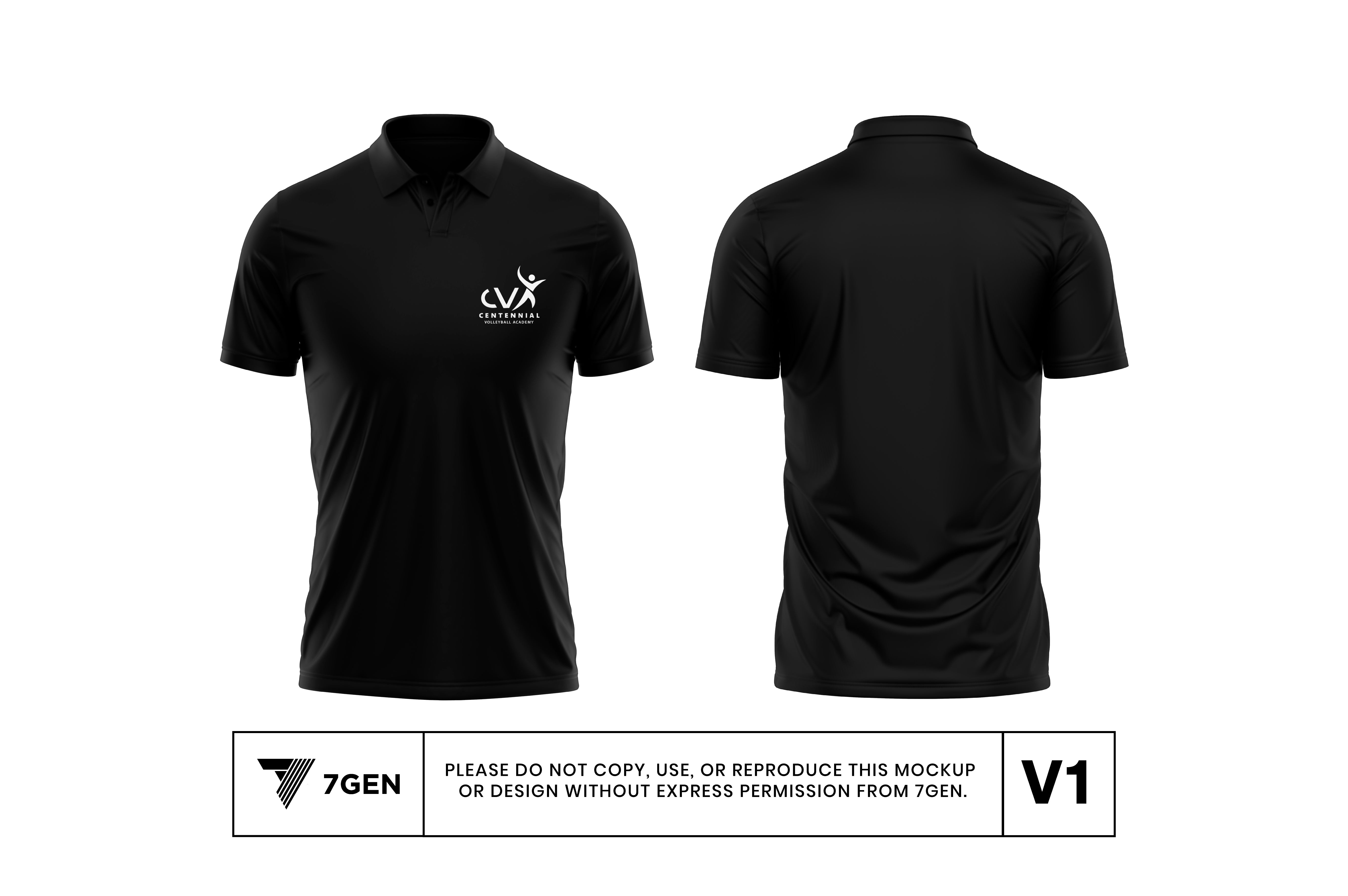 Men's Polo - Black