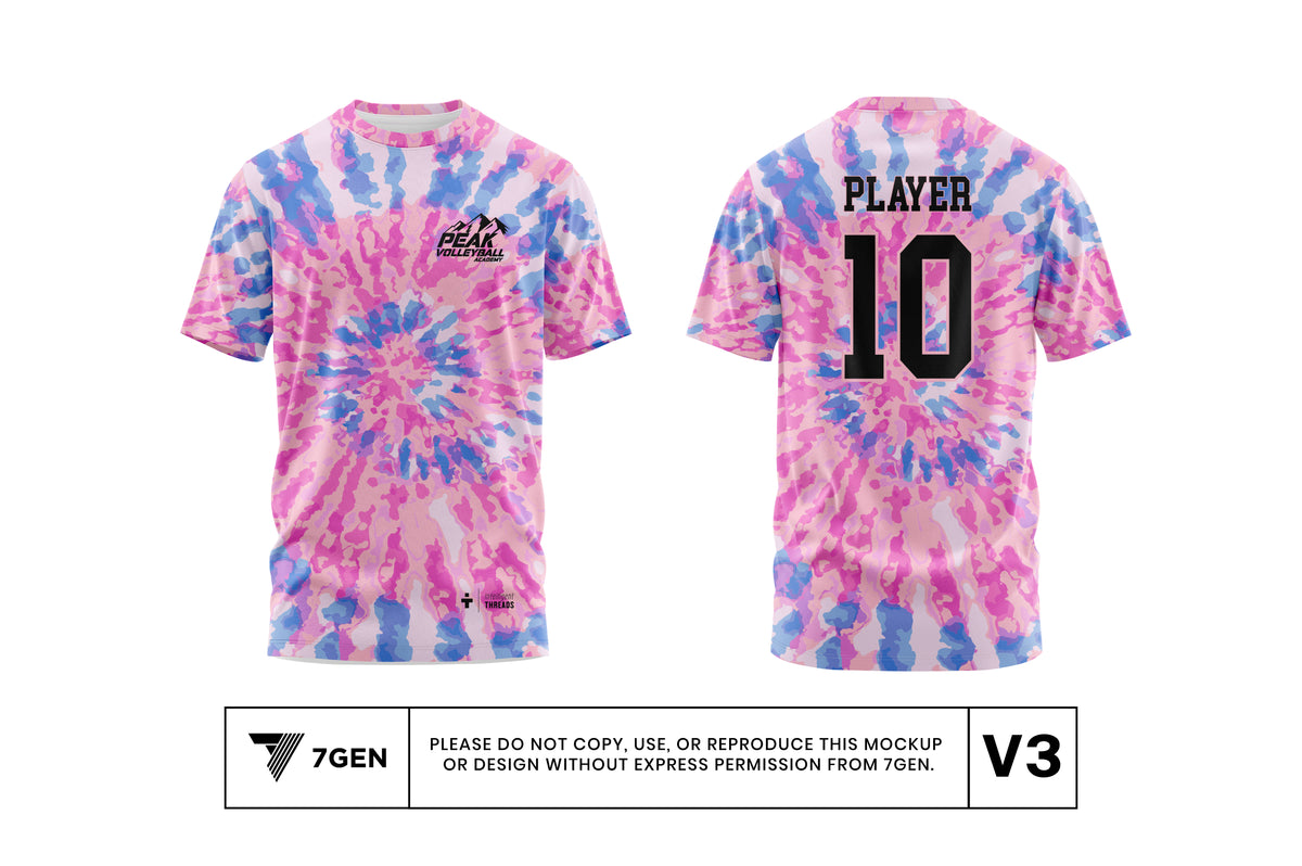 SS Shirt (Tye Dye - Pink)