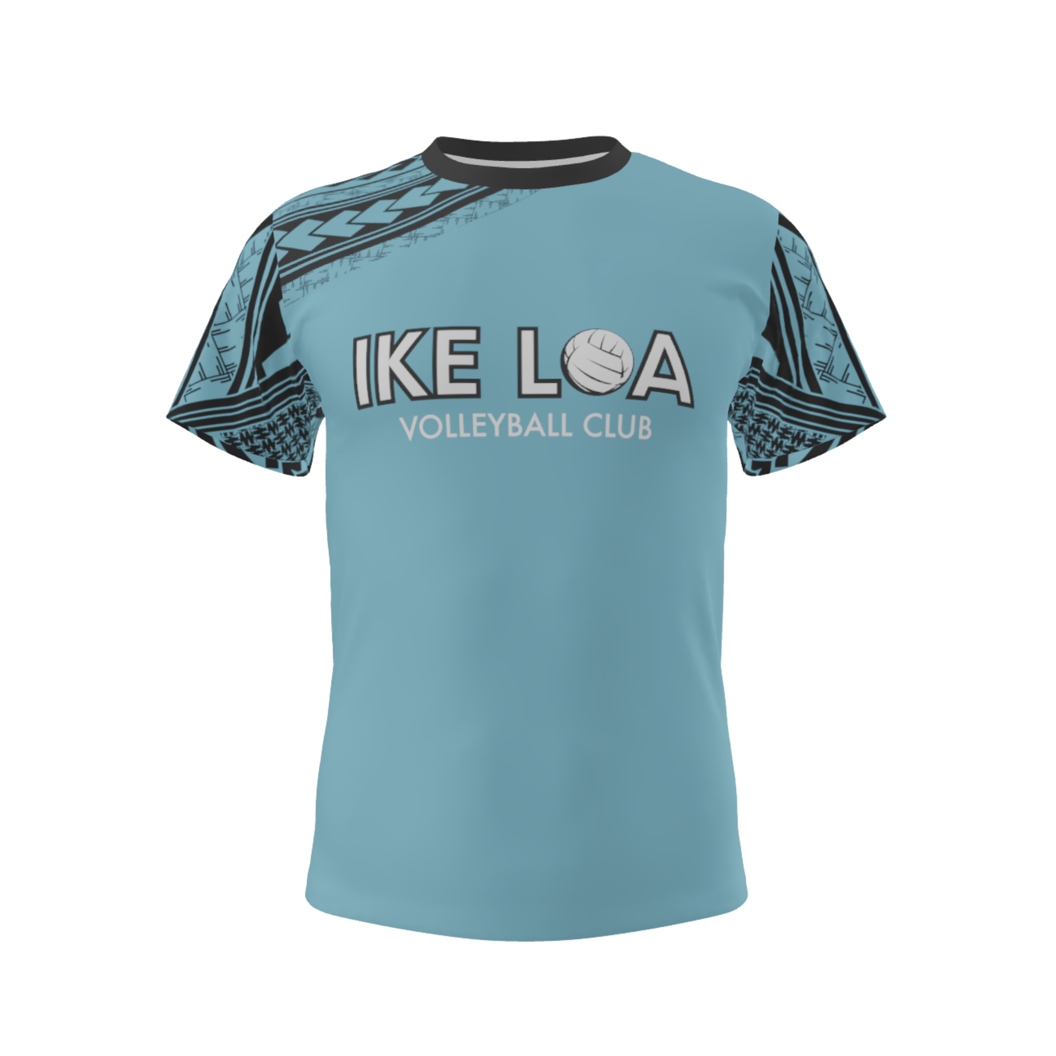 Short Sleeve Shirt - Blue/Tribal