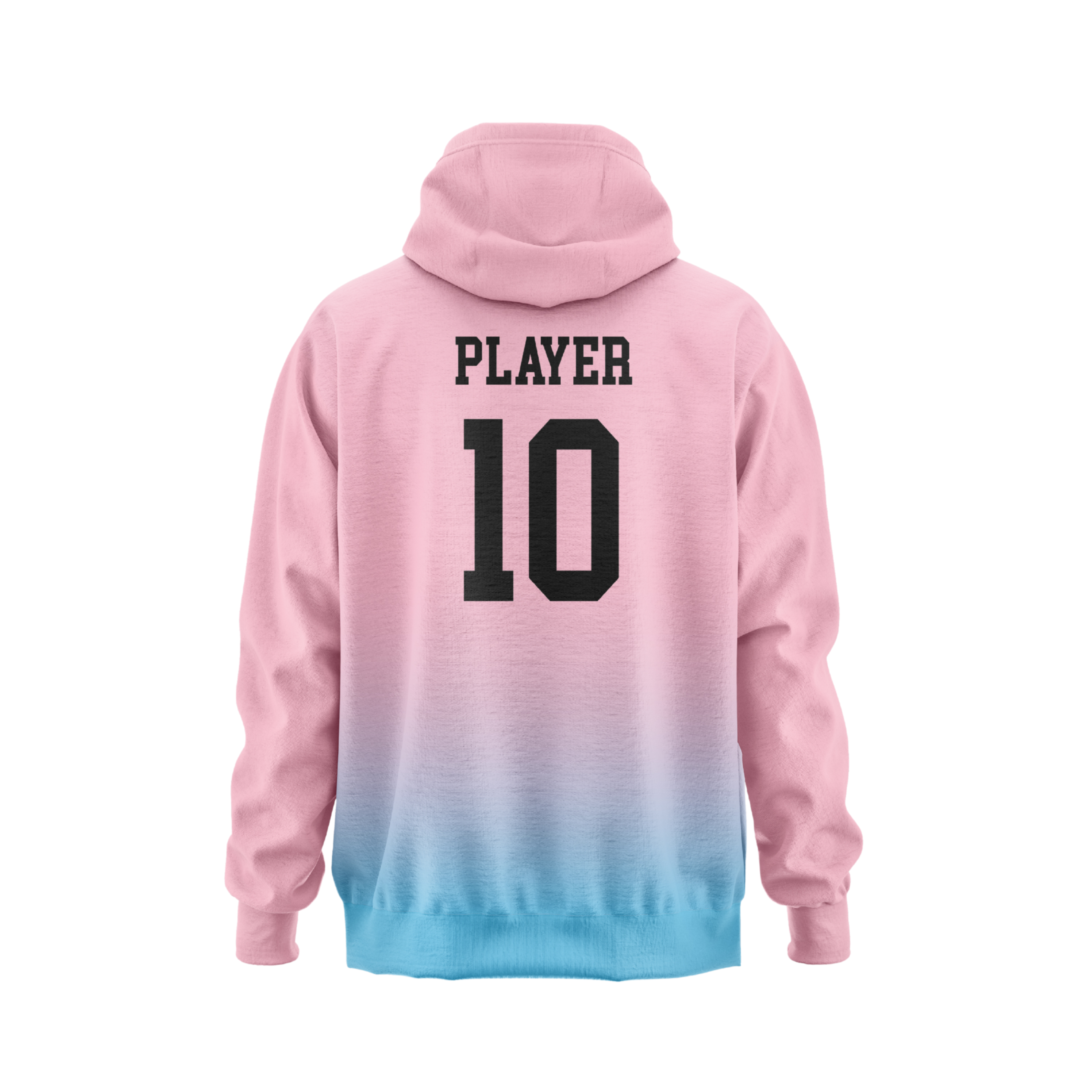 Unisex Pullover Hoodie - Pink/Blue Ombré