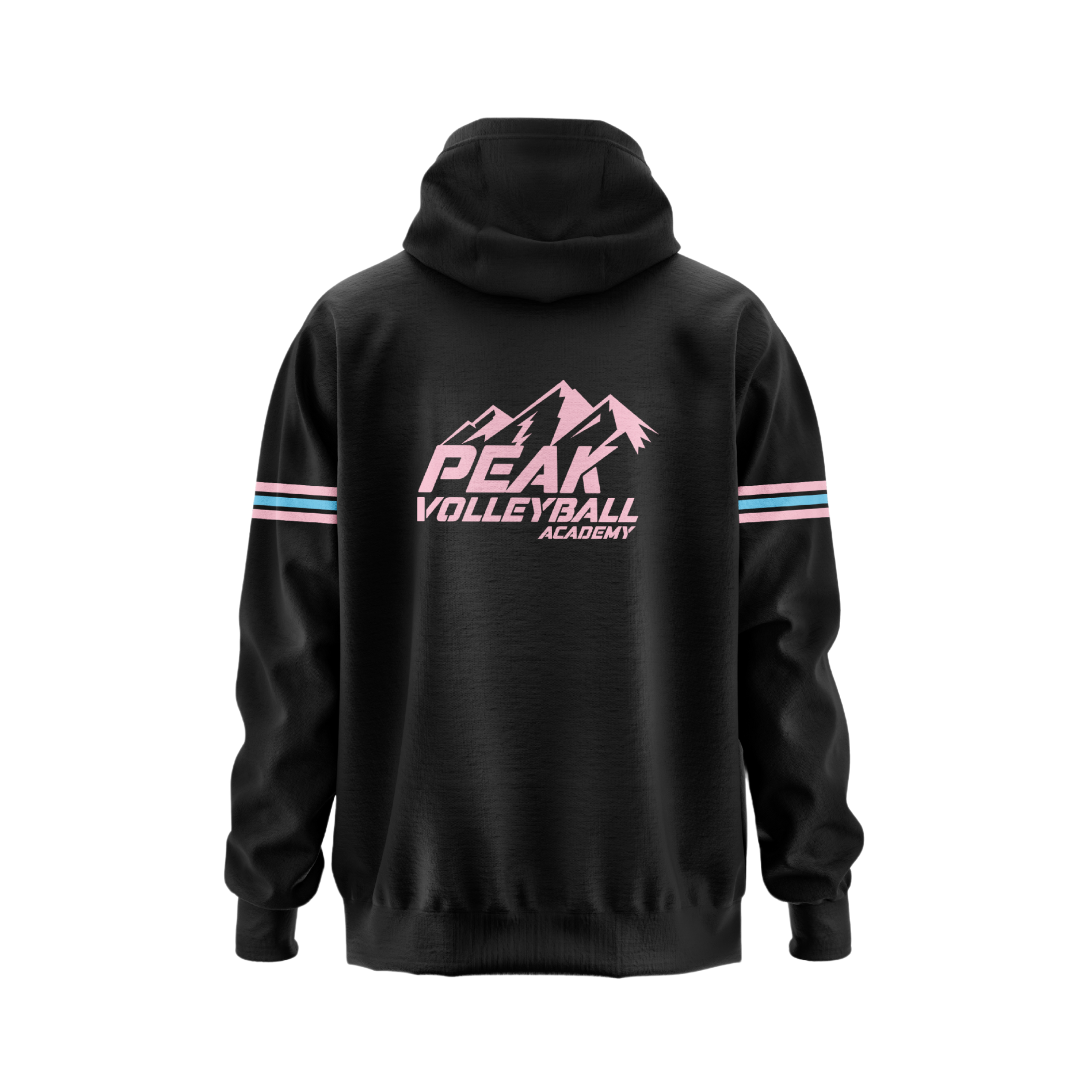 Unisex Pullover Hoodie - Black Stripes
